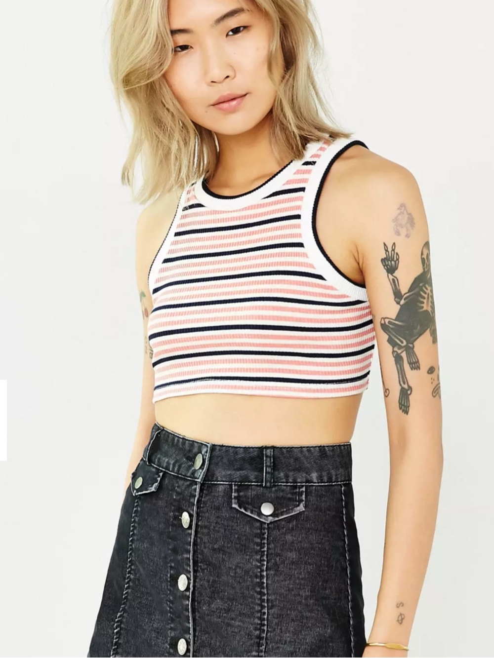UNIF Leland Cropped Tank Top Small